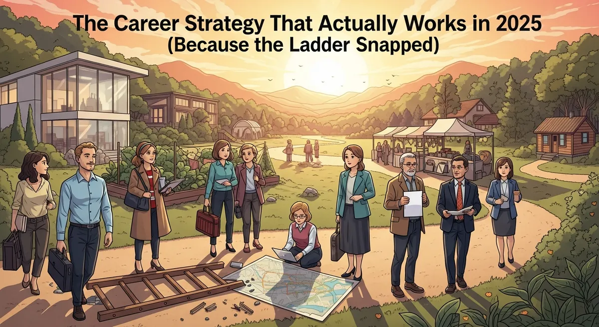 The Career Strategy That Actually Works in 2025 (Because the Ladder Snapped) - must read grid